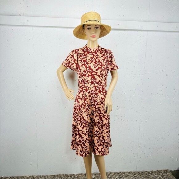 Lot of 3 Ann Taylor & Loft Women's Size 4P Petite 2 Skirts and Rust Dress - Picture 11 of 16